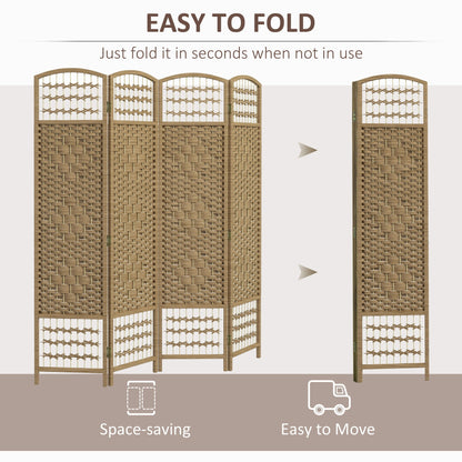The folding room divider being folded flat for storage