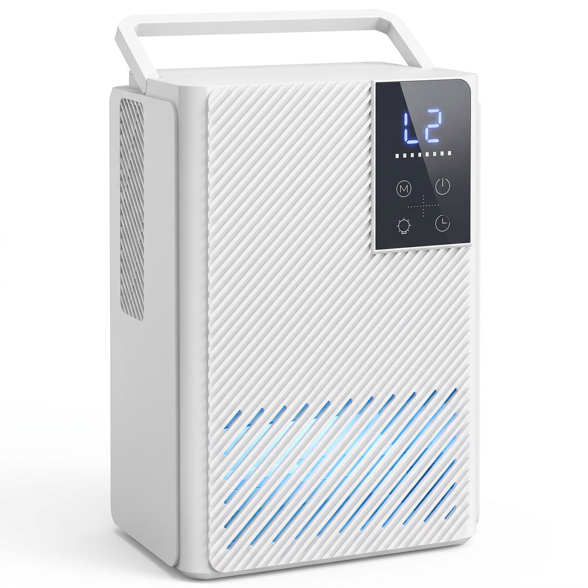 HOMCOM 400mL/Day Small Dehumidifier in White