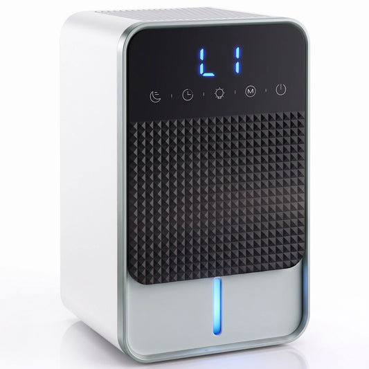 HOMCOM 400mL/Day Small Dehumidifier in White