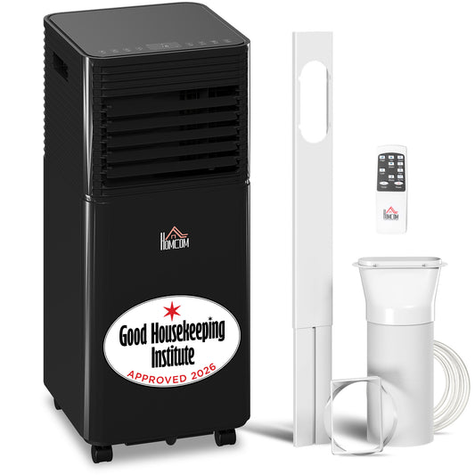 HOMCOM 5000 BTU 4-In-1 Portable Air Conditioner Unit in Black