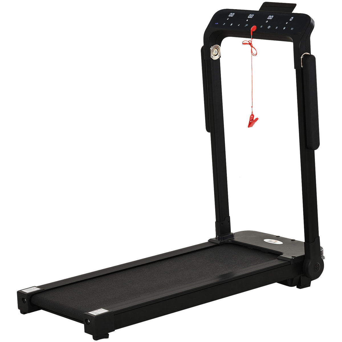 HOMCOM 600W Foldable Steel Motorised Treadmill Running Machine in Black
