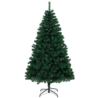 HOMCOM 6ft Artificial Christmas Tree in Green