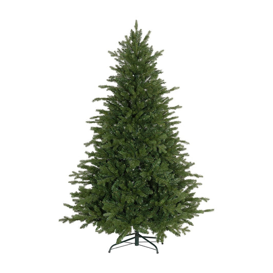 HOMCOM 6ft Bare Artificial Christmas Tree standing tall on its metal base, a classic festive decoration