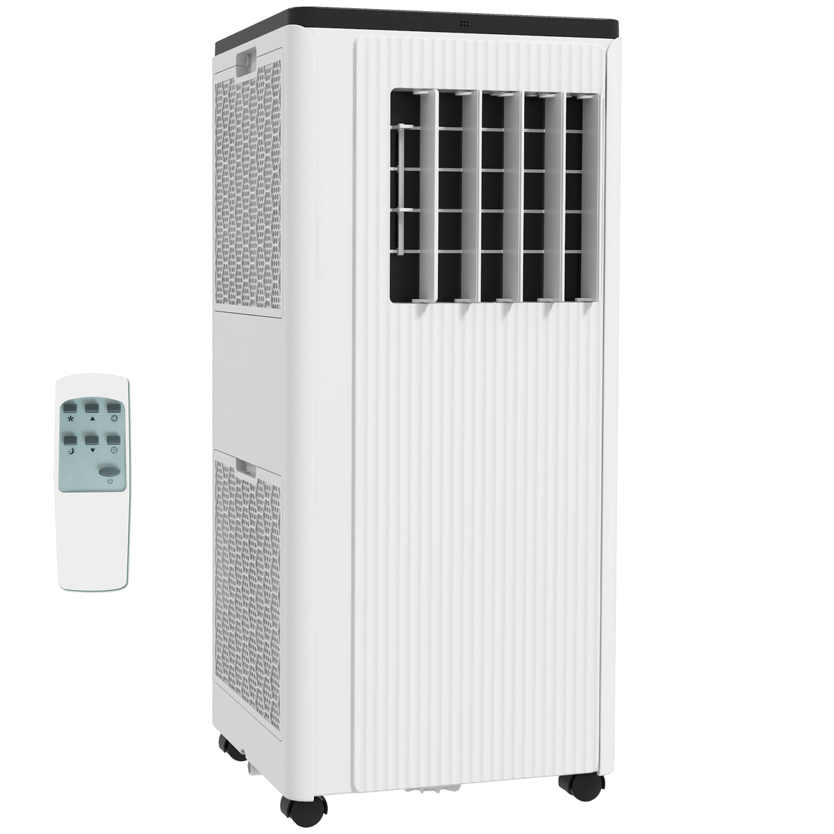 HOMCOM 7,000 BTU App-Controlled Mobile Air Conditioner in White