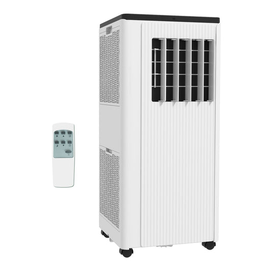 HOMCOM 7,000 BTU App-Controlled Mobile Air Conditioner in White