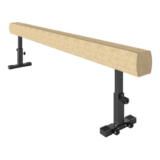 HOMCOM 7.5ft Adjustable Balance Beam shown in full on a plain white background