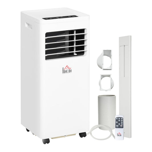 HOMCOM 7000 BTU Air Conditioning Unit in White