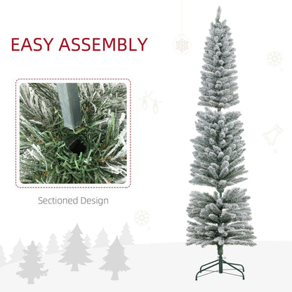 The pencil Christmas tree showing its sectioned design for easy assembly