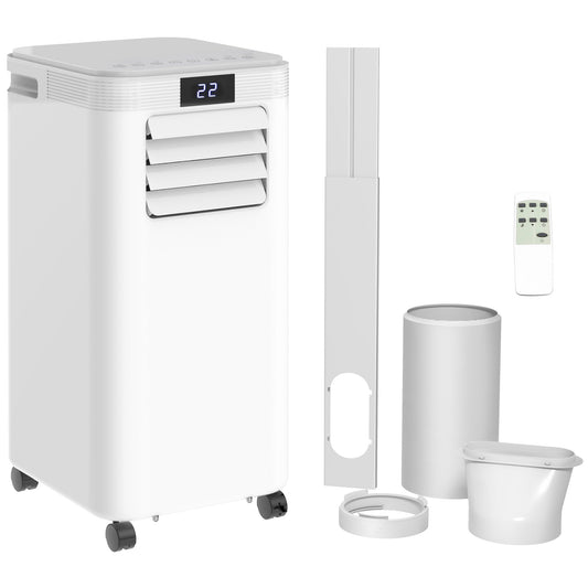 HOMCOM 8000 BTU Air Conditioning Unit in White