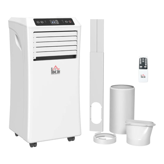 HOMCOM 9000 BTU Air Conditioning Unit in White