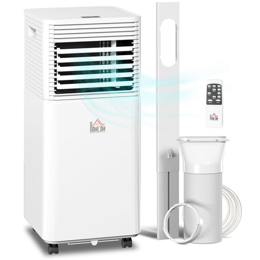 HOMCOM 9000 BTU Portable Air Conditioner in White