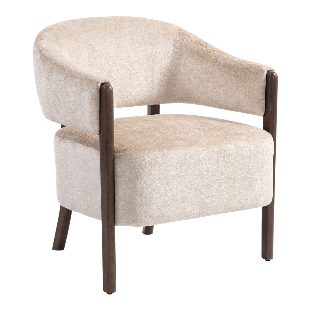 HOMCOM Accent Chair in Beige