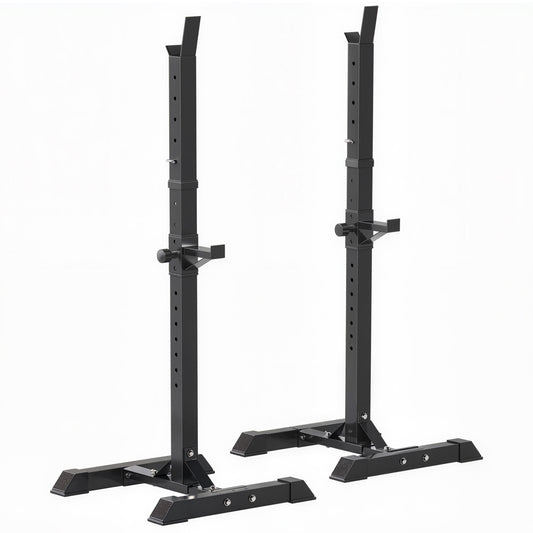 HOMCOM Adjustable Squat Rack in Black