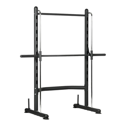 HOMCOM Adjustable Squat Rack with pull up bar and barbell bar