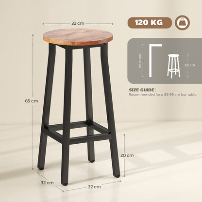 The dining furniture showing dimensions and height guide for a matching breakfast table