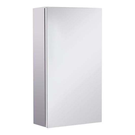 HOMCOM Bathroom Mirror Cabinet in Silver