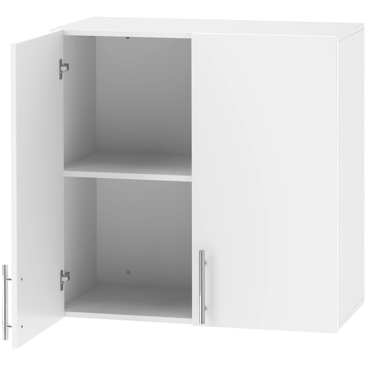 HOMCOM Bathroom Wall Cabinet in White