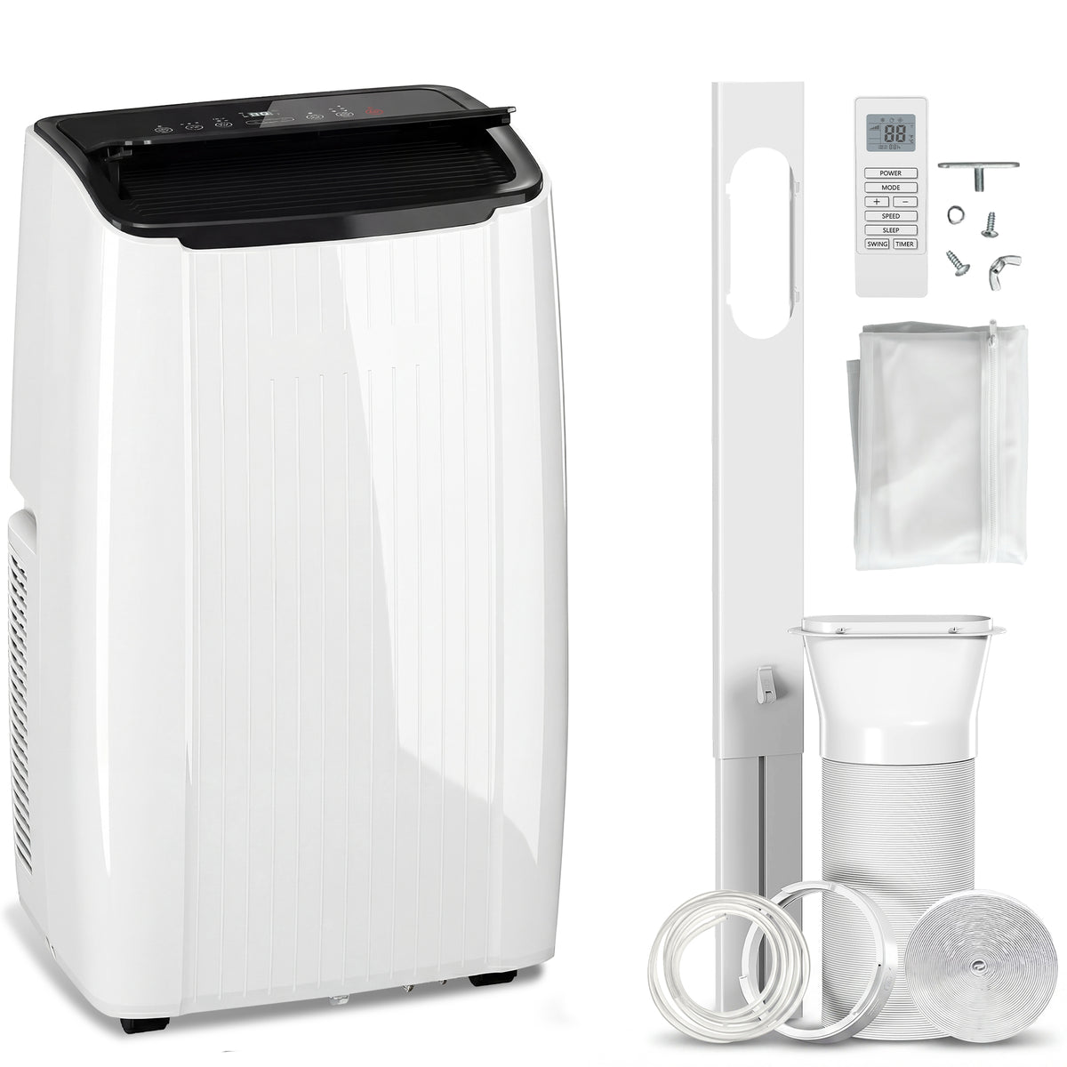 HOMCOM BTU Portable Air Conditioner with Cool