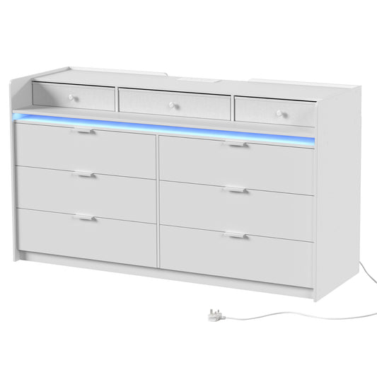HOMCOM Chest of Drawers in White