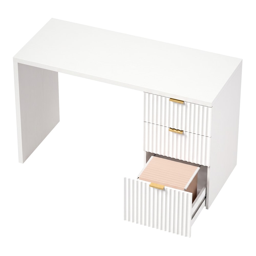HOMCOM Computer Desk in White