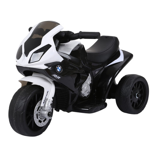 HOMCOM Electric Kids Ride on BMW Motorbike W/Headlights shown from a front three-quarter angle