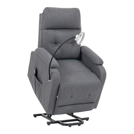 HOMCOM Electric Rise/Recline Armchair in Grey
