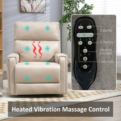 Close up of the remote control for the heated vibration massage armchair