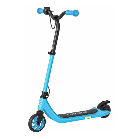 HOMCOM Electric Scooter in blue with black handlebars and wheels
