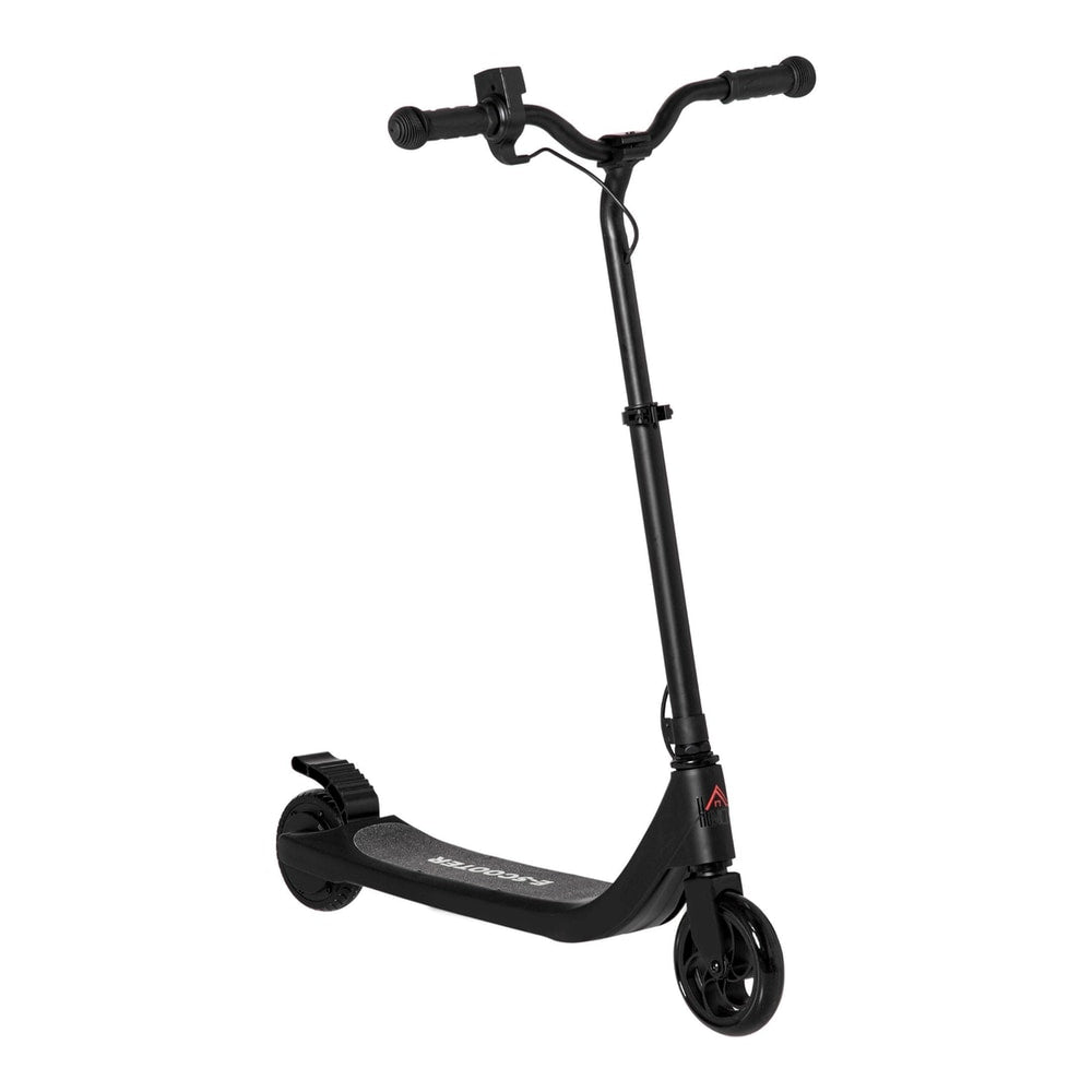 HOMCOM Electric Scooter, a black kids electric scooter shown from the front