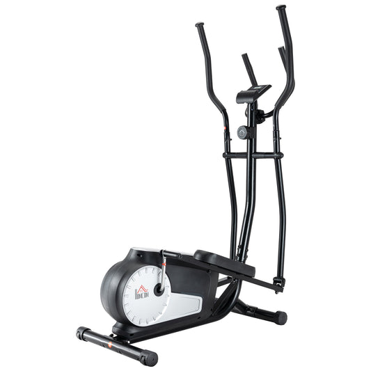 HOMCOM Elliptical Cross Trainer with handlebars, pedals and a central console