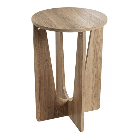 HOMCOM End Table in Coffee Wood Effect
