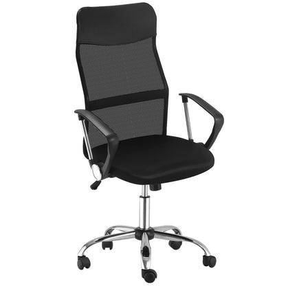 HOMCOM Ergonomic Office Chair in Black