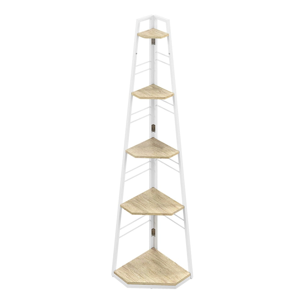 HOMCOM Five-Tier Corner Shelf