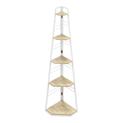 HOMCOM Five-Tier Corner Shelf