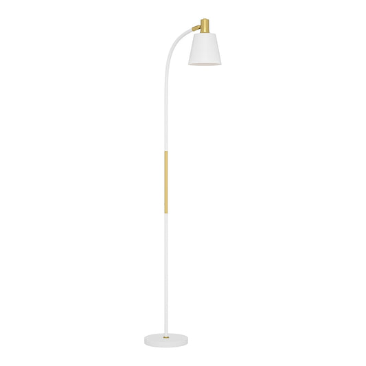 HOMCOM Floor Lamp in White