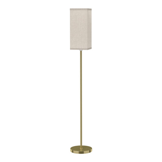 HOMCOM Floor Lamp in Gold Tone
