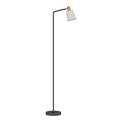 HOMCOM Floor Lamp with 350° Rotatable Head standing on a plain white background