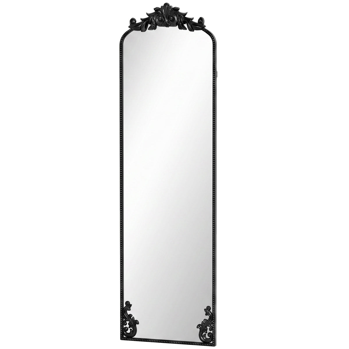 HOMCOM Floor Mirror in Black