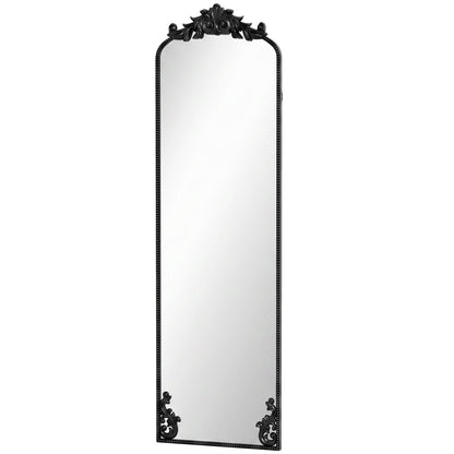 HOMCOM Floor Mirror in Black