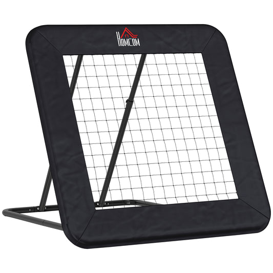 HOMCOM Football Training Net Target Goal in Black