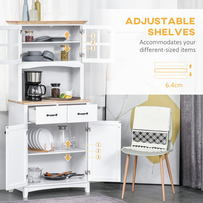 The kitchen furniture featuring adjustable internal shelves with arrows showing movement