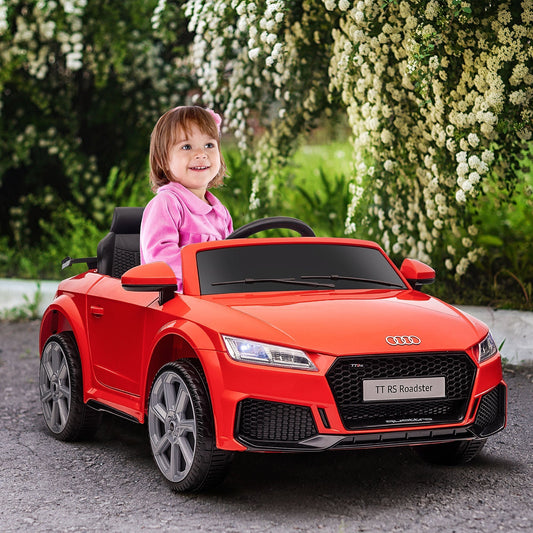 HOMCOM Kids Licensed Audi TT Ride-On Car in Red