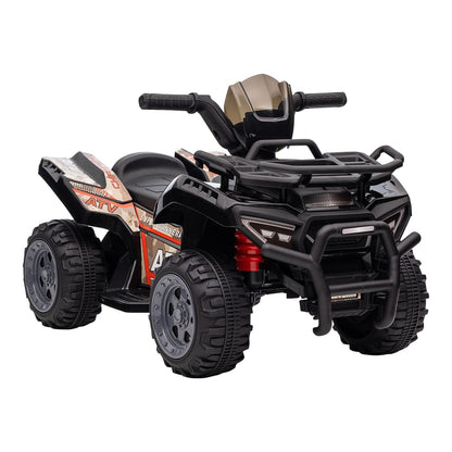 HOMCOM Kids Ride-on Four Wheeler ATV Car with working headlights and realistic design