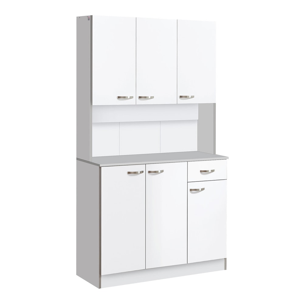 HOMCOM Kitchen Cupboard in White