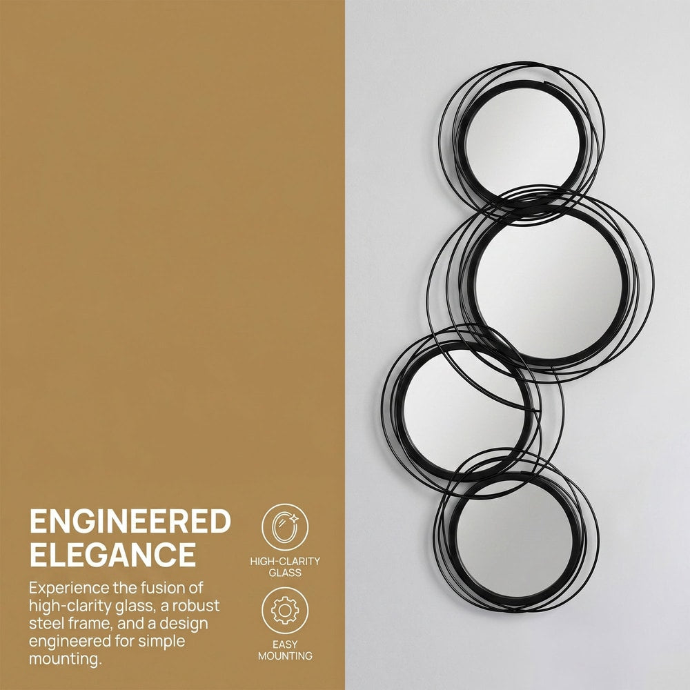 modern decorative mirror decor with high clarity glass and easy mounting system