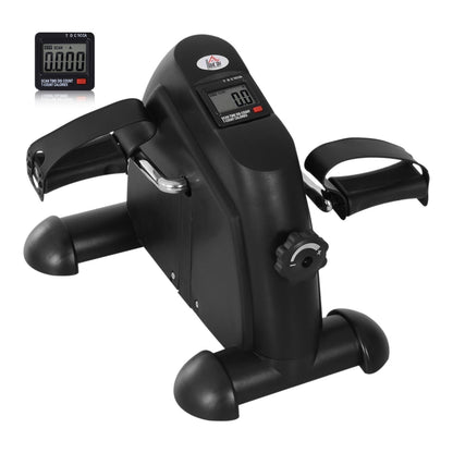 HOMCOM Mini Exercise Bike showing the front with pedals and resistance knob