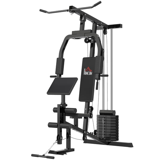 HOMCOM Multi Gym Equipment in Black
