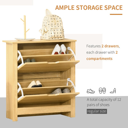 The shoe storage cabinet with its drawers open showing shoe capacity