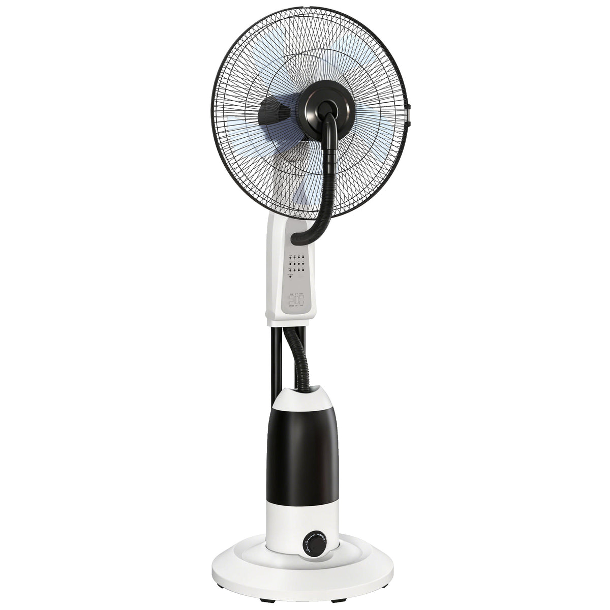 HOMCOM Pedestal Fan in White