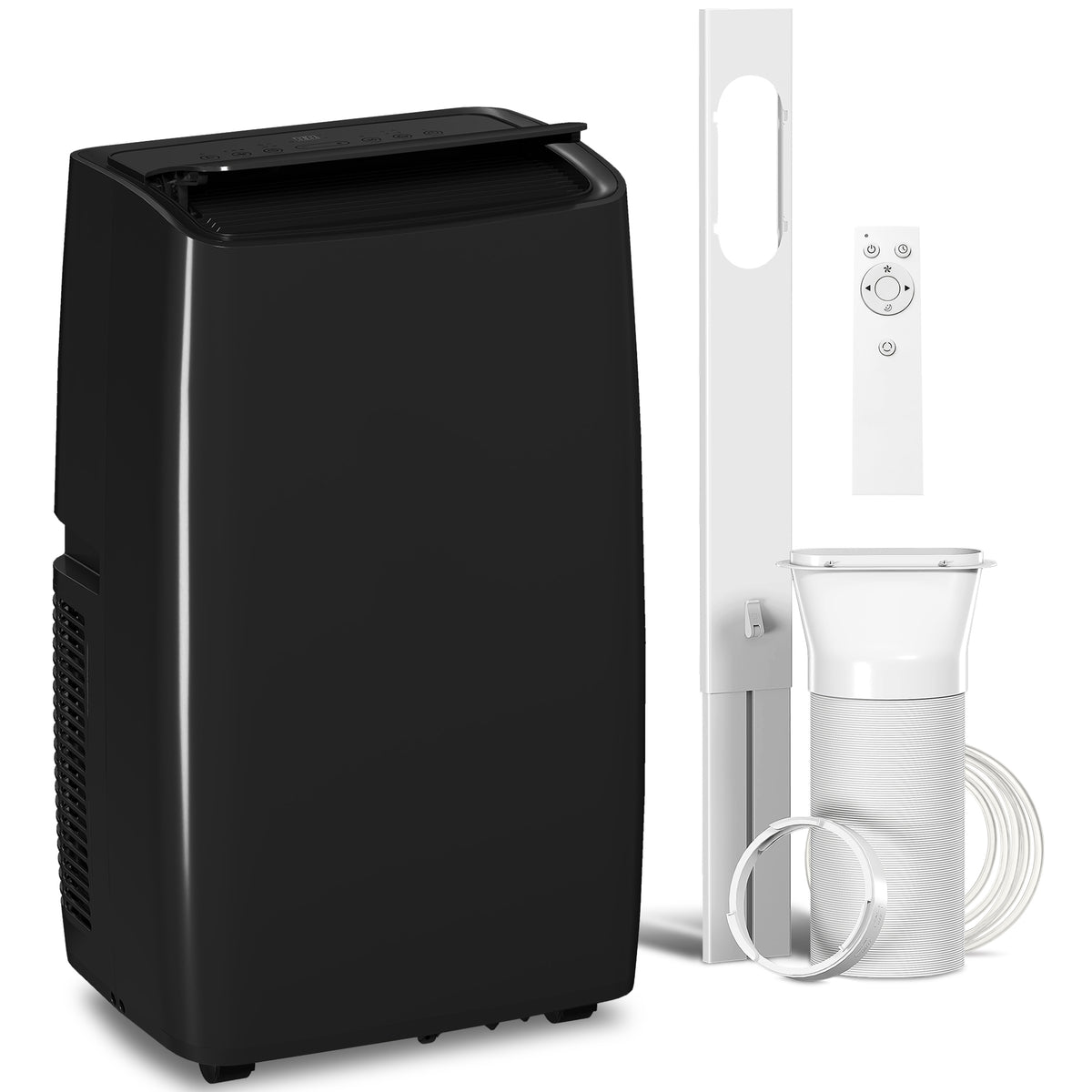 HOMCOM Portable Air Conditioner 12000 BTU in Black